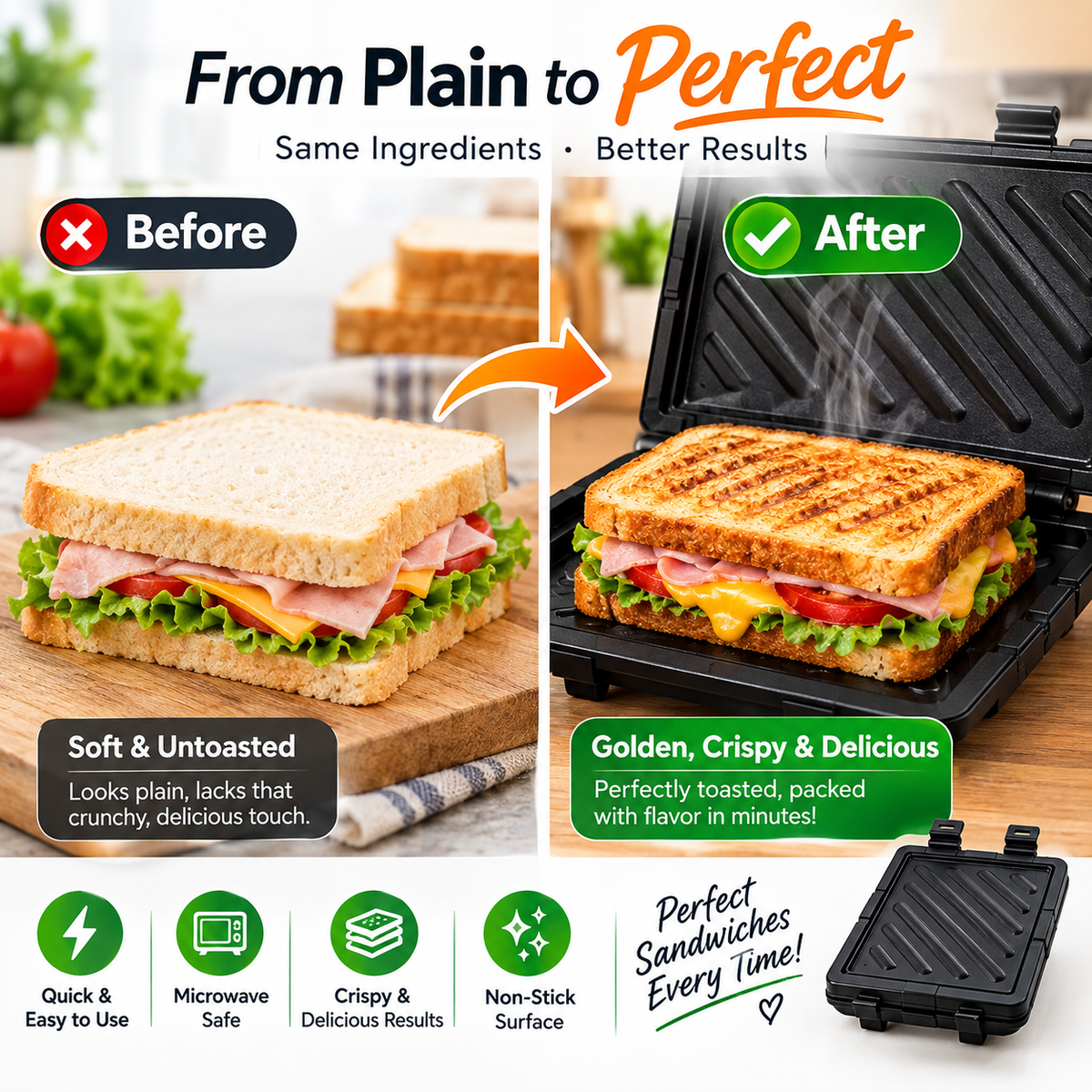 Microwave Toastie Sandwich Maker