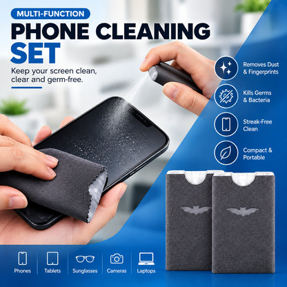 2-in-1 Screen Cleaner & Microfiber Cloth